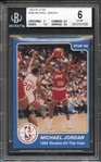 1984-85 Star #288 Michael Jordan BGS 6 EX-MT