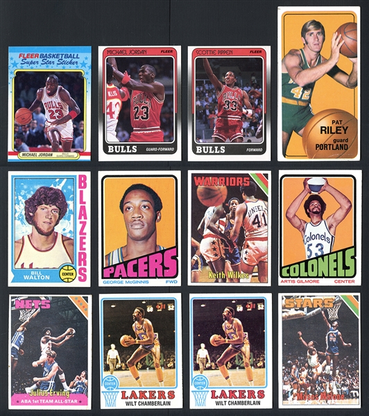 1970s-80s Topps And Fleer HOF Rookie And Star Card Lot Of 12