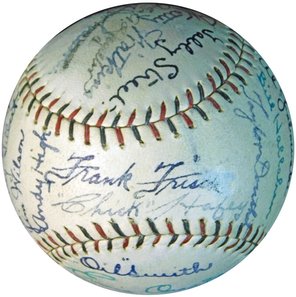 1920s-30s St. Louis Cardinals Multi-Signed Ball ONL (Heydler) Ball with (24) Signatures JSA