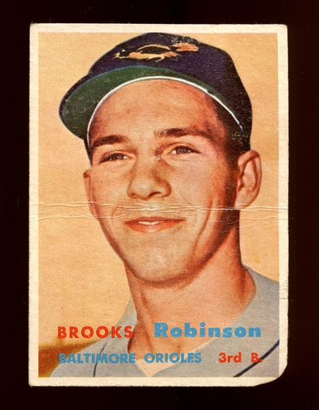 1957 Topps #328 Brooks Robinson   