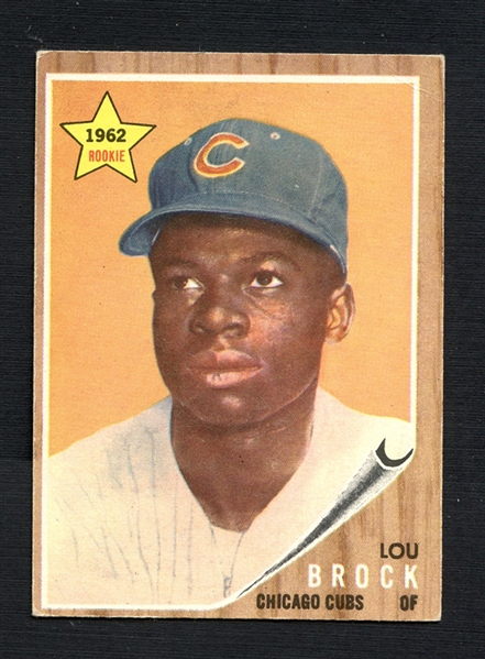 1962 Topps #387 Lou Brock   