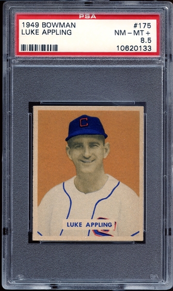 1949 Bowman #175 Luke Appling PSA 8.5 NM/MT+