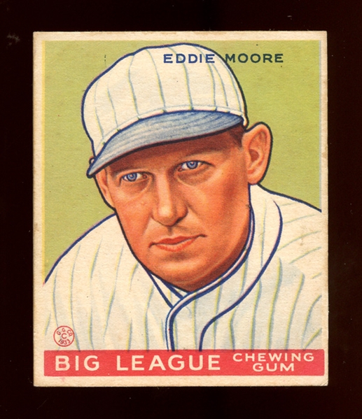 1933 Goudey #180 Eddie Moore