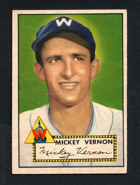 1952 Topps #106 Mickey Vernon