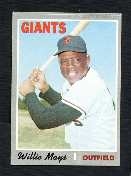 1970 Topps #600 Willie Mays