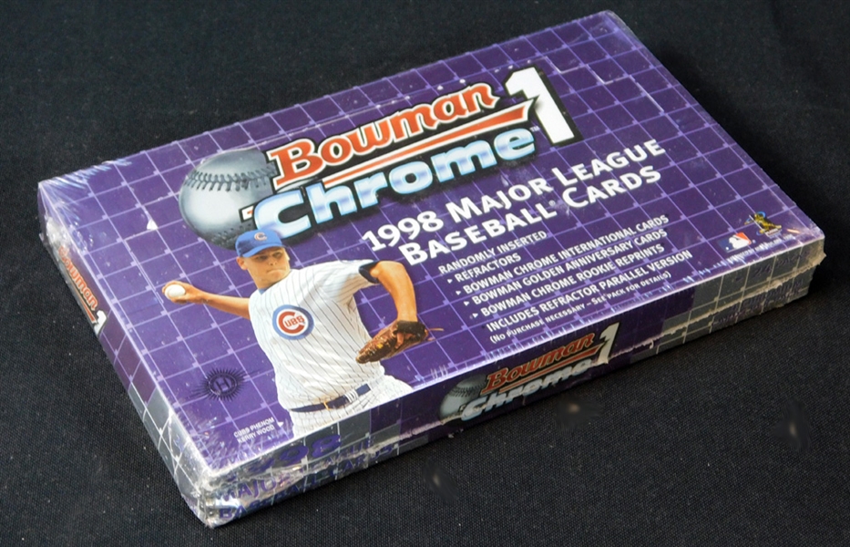1998 Bowman Chrome Baseball Series 1 Unopened Hobby Box