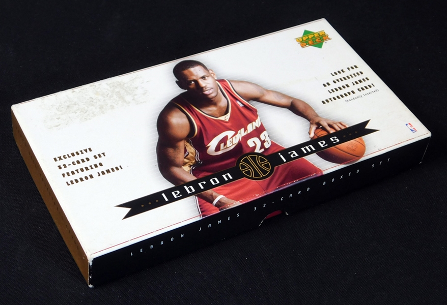 2003 Upper Deck 32 Card LeBron James Boxed Set