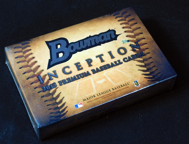 2015 Bowman Inception Baseball Unopened Hobby Box