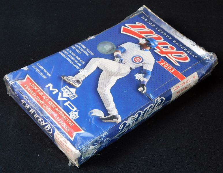 2003 Upper Deck MVP Baseball Unopened Hobby Box