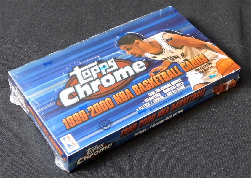 1999-2000 Topps Chrome Basketball Unopened Hobby Box