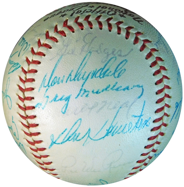 1959 Los Angeles Dodgers World Champions Team-Signed ONL (Giles) with (27) Signatures JSA