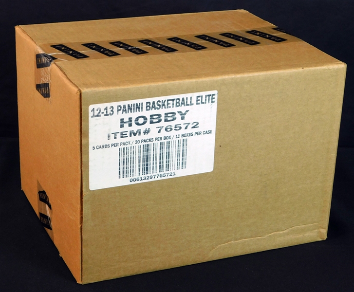 2012-13 Panini Basketball Elite Factory Sealed Unopened Hobby Case