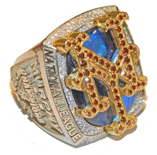 2015 Daniel Murphy #28 New York Mets National League Championship Ring 14K Gold