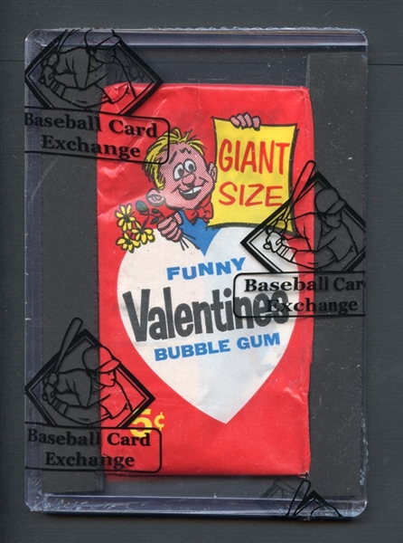 1961 Topps Funny Valentine Unopened Wax Pack BBCE