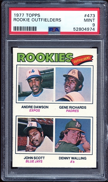 1977 Topps #473 Andre Dawson PSA 9 MINT