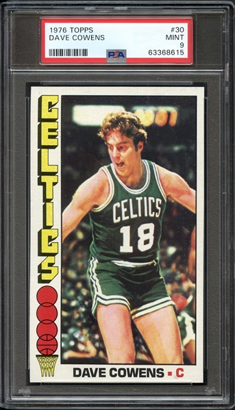 1976 Topps #30 Dave Cowens PSA 9 MINT