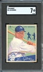 1934 Goudey #61 Lou Gehrig SGC 7 NM