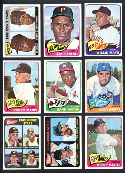 1965 Topps Baseball Complete Set