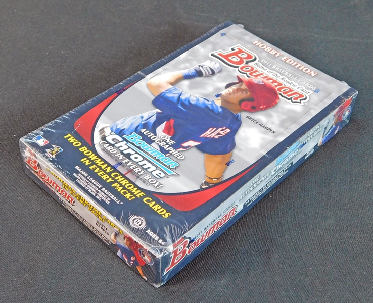 2011 Bowman Baseball Unopened Hobby Box