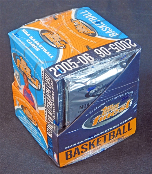 2005-06 Topps Finest Basketball Unopened Hobby Master Box