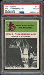 1961 Fleer #47 Wilt Chamberlain In Action PSA 2 GOOD