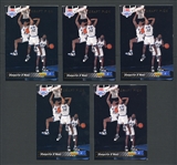 1992 Upper Deck #1 Shaquille ONeal Group Of Five (5)