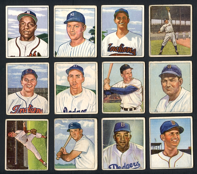 1950 Bowman partial Set (153/252) With Many HOFers 