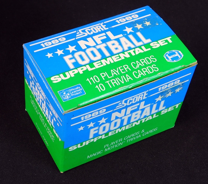 1989 Score Football Supplemental Unopened Factory Set