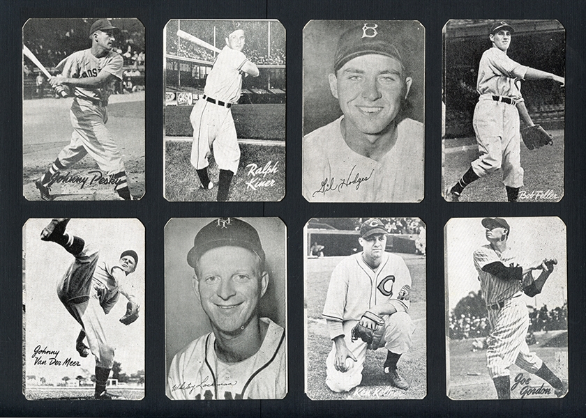 1947 Homogenized Bond Bread Group Of Eight (8) Cards With HOFers