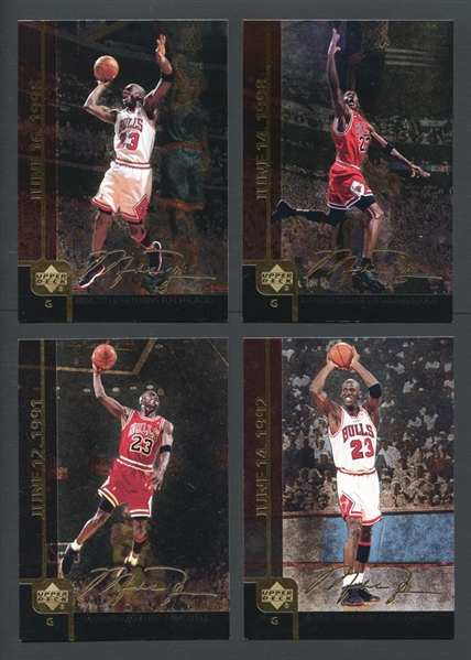 2000 Michael Jordan Upper Deck Gatorade Lot Of 3 Complete Sets