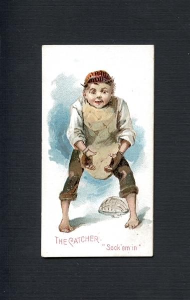 1890 N88 Duke Sons & Co. Terrors of America The Catcher 