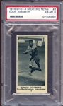 1916 M101-4 Sporting News #3 Eddie Ansmith PSA 6 EX/MT