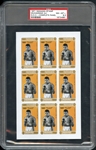 1971 Manama Stamp Great Olympic Champions Muhammad Ali Complete Panel PSA 8.5 NM-MT+