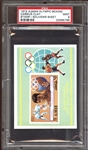 1972 Ajman Olympic Boxing Stamp Souvenir Sheet Cassius Clay PSA 9 MINT