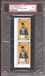 1971 Manama Stamp Great Olympic Champion 2-Stamp Panel PSA 9 MINT