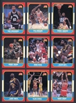 1986-1989 Fleer Basketball Lot of 69 Loaded with Stars and HOFers