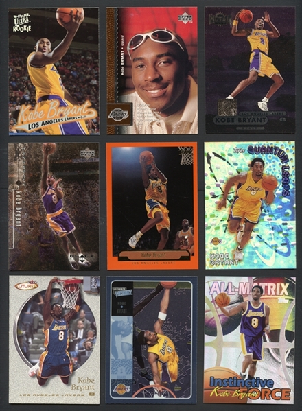 1996-2004 Kobe Bryant Lot of 31