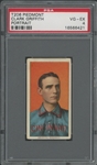 1909-11 T206 Piedmont Clark Griffith Portrait 150/25 PSA 4 VG-EX