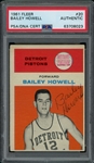 1961 Fleer #20 Bailey Howell Autograph PSA/DNA Authentic