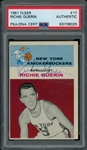 1961 Fleer #17 Richie Guerin Autograph PSA/DNA Authentic
