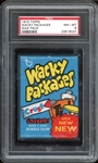 1973 Topps Wacky Packages Unopened Wax Pack PSA 8 NM-MT