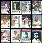 1973 Topps Group of (44) with Stars and HOFers