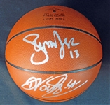 Dirk Nowitzki and Steve Nash Signed Basketball BAS