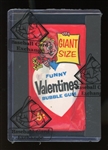 1961 Topps Funny Valentine Wax Pack BBCE