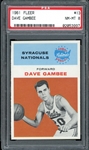 1961 Fleer #13 Dave Gambee PSA 8 NM-MT