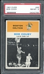 1961 Fleer #49 Bob Cousy In Action PSA 8 NM-MT