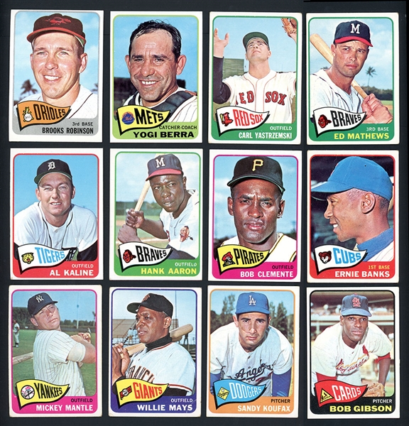 1965 Topps Complete Set With Additional Cards 