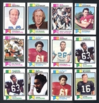 1973 Topps Football Near Complete Set With 2400 Total Cards