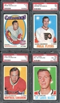1970s Hockey Group Of Four (4) All PSA Graded