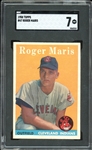 1958 Topps #47 Roger Maris SGC 7 NM